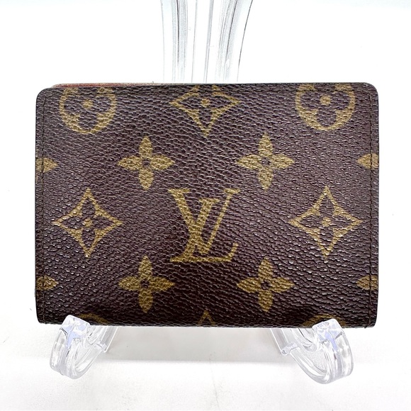 Authentic Louis Vuitton Porte 2 Cartes Vertical Bifold ID / Card Holder EUC - Picture 7 of 13